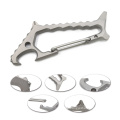 Titanium Shark EDC Tool Carabiner With Bottle Opener